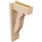 Ekena Millwork 5 1/2-in W x 12-in D x 24-in H Funston Block Rough Cedar Woodgrain TimberThane Outlooker, Primed Tan OUTUR055X12X24FST44RCPR - alternate 3